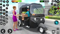 Auto Game: Rickshaw Driving 3D Screen Shot 0