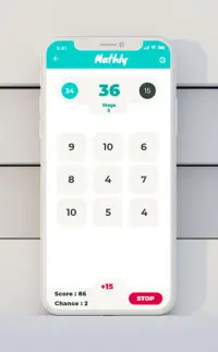 Mathly - Math Game, Mind Game, Brain Test and Game Screen Shot 1