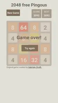 2048 FREE Screen Shot 1