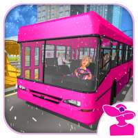 Snow Bus City Driver 3D: Modern Bus game 2021