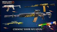 критический удар: стрельба оружия военные игры Screen Shot 3