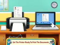 Printer Machine & Scanner Learning Simulator Screen Shot 7