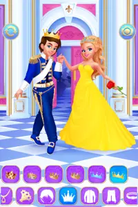 Cinderella & Prince Girls Game Screen Shot 2