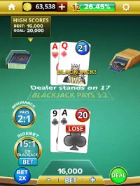 Blackjack 21 Casino Royale Screen Shot 9