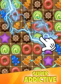 🍪🍪 Sweet Cookie Candy Blast - Match 3 Crush Screen Shot 0