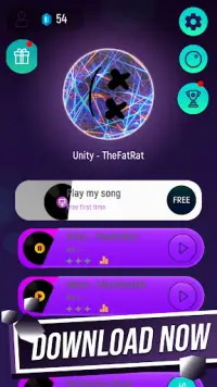 FNF Music Tiles Hop - Tap Tap Music Battle Screen Shot 0