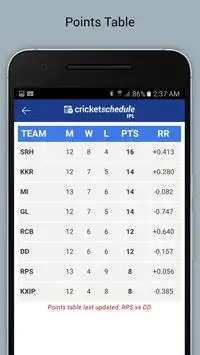 Cricket Schedule 2017 Screen Shot 6