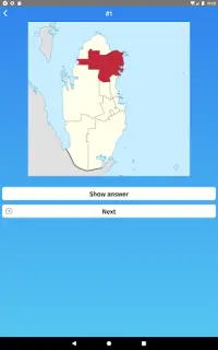 Qatar: Municipalities & Provinces Map Quiz Game Screen Shot 11