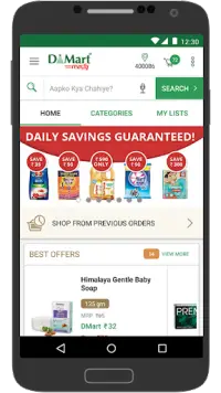 DMart Ready  - Online Grocery Shopping Screen Shot 1