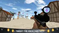 Bulb Shooting Target: Sniper Games Screen Shot 0