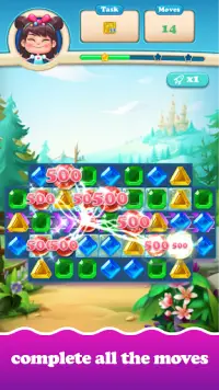 candy jewels:match 3 games Screen Shot 4