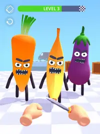 Hit Tomato 3D - Mistrz noży Screen Shot 0