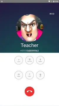 Teacher Horrible Video Call - Chat Prank Screen Shot 3