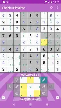 Sudoku Playtime Free Screen Shot 1