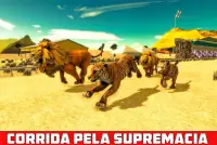 savana animal racing: jogos de animais selvagens Screen Shot 5