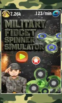 Military Fidget Spinner Screen Shot 3