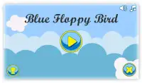 Blue floppy bird Screen Shot 0