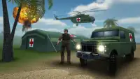 4x4のオフロード救急車のゲーム Screen Shot 2