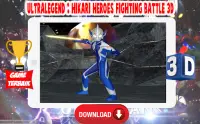 Ultralegend : Hikari Heroes Fighting Battle 3D Screen Shot 1