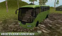 Simulateur de conduite d'autobus de l'armée 2017 Screen Shot 13