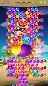 Pirate pig bubble shooting Screen Shot 2