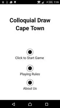 Colloquial Draw Cape Town Screen Shot 0
