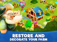 Farm Slam - Match 3, Build & Decorate Your Estate Screen Shot 18