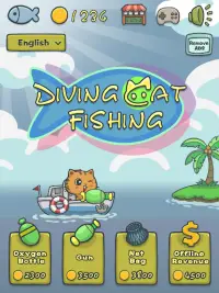 Fishing Games-Fisher Cat Saga!Go fish! Shoot game! Screen Shot 9