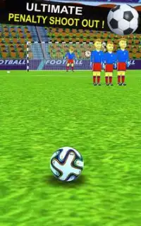 Kick Shootout di calcio per bambini Screen Shot 1