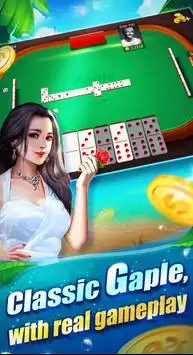 Domino Gaple Indonesia - free online poker game Screen Shot 0