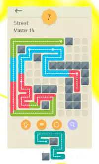 Street 7 - one-line puzzle game Screen Shot 3