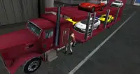 3D araba taşıyıcı kamyon sim Screen Shot 8