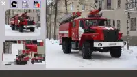 Fire Truck Puzzle Light Screen Shot 1
