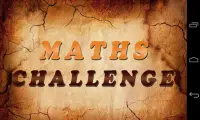 Maths Challenge Screen Shot 0