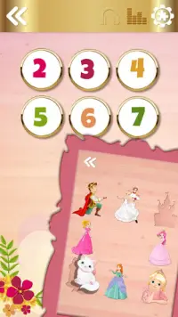 Princesse puzzles - Blocs de bois Jeux de société Screen Shot 2