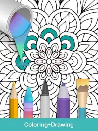 100  Mandala coloring pages Screen Shot 8