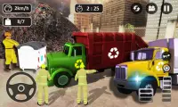 Garbage Trash Truck Driving 2021 - City Trash Dump Screen Shot 1