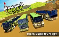 Army Soldier Bus Driving Games Screen Shot 1
