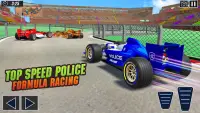 Police Formula Car Derby Games Screen Shot 4