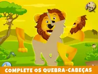 Savanna - Puzzles e jogos de colorir para crianças Screen Shot 10