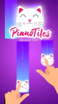 Magic Piano Tiles Dream Cat : Piano Music Go 2021 Screen Shot 0