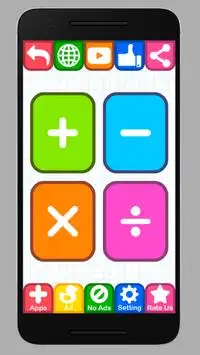 Easy Math Learn Add, Subtract, Multiply, Divide Screen Shot 0