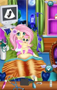 Pregnant Unicorn Mommy - Baby Pony Care Screen Shot 5