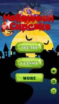 Halloween Cupcake Crush Screen Shot 0