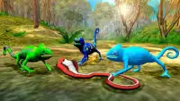 Lizard Hero Sim sinh tồn nhiều người chơi Screen Shot 2