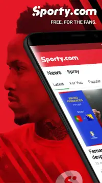 Sporty.com: Live Scores & News Screen Shot 0