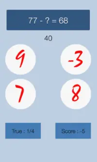 Math Quiz Challenge Screen Shot 1