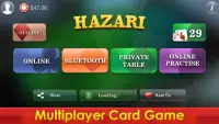 Hazari - 1000 Points Card Game Screen Shot 1