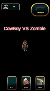CowBoy vs Zombie Screen Shot 0