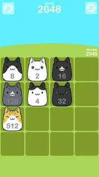 Cat 2048 Screen Shot 0